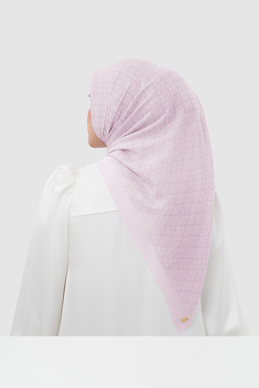 Prism Voile Square Scarf - Rose Whip
