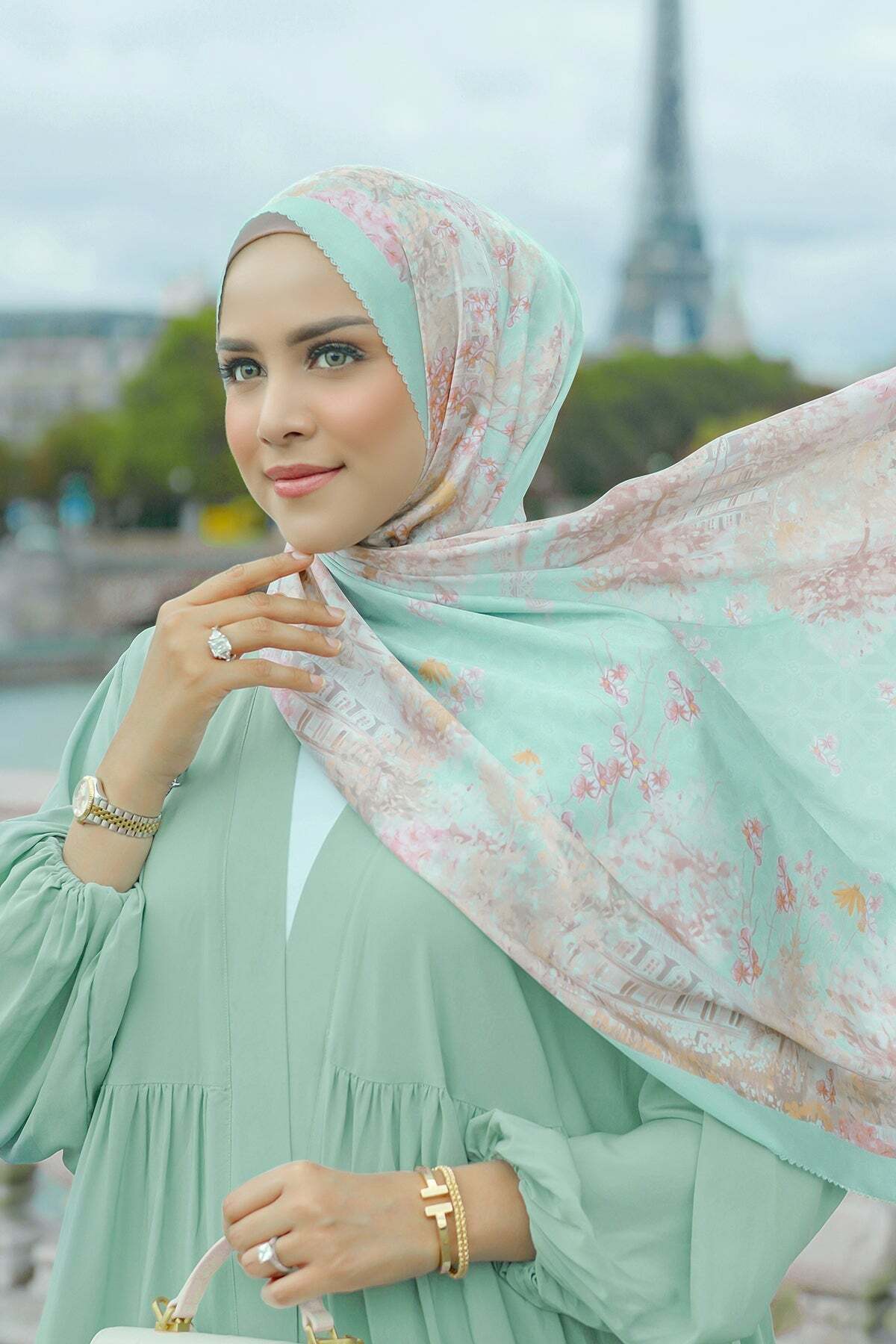 Parisian Saten Şal - Bonbon
