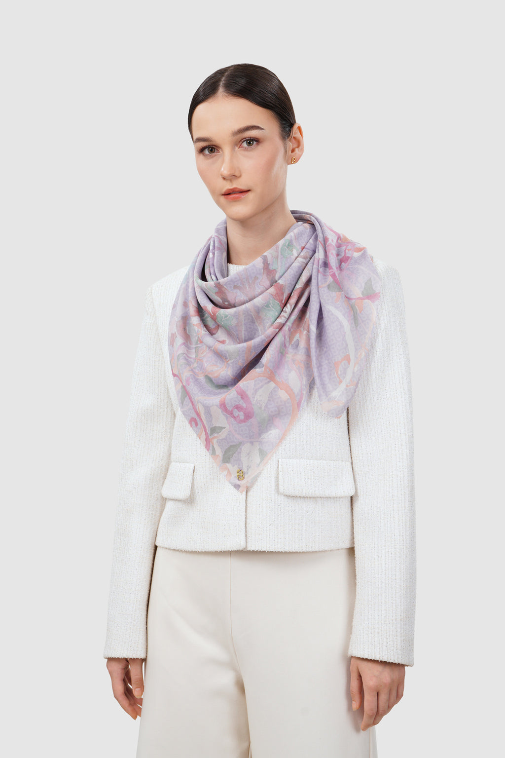 Velmora Voile Square Scarf - Jar
