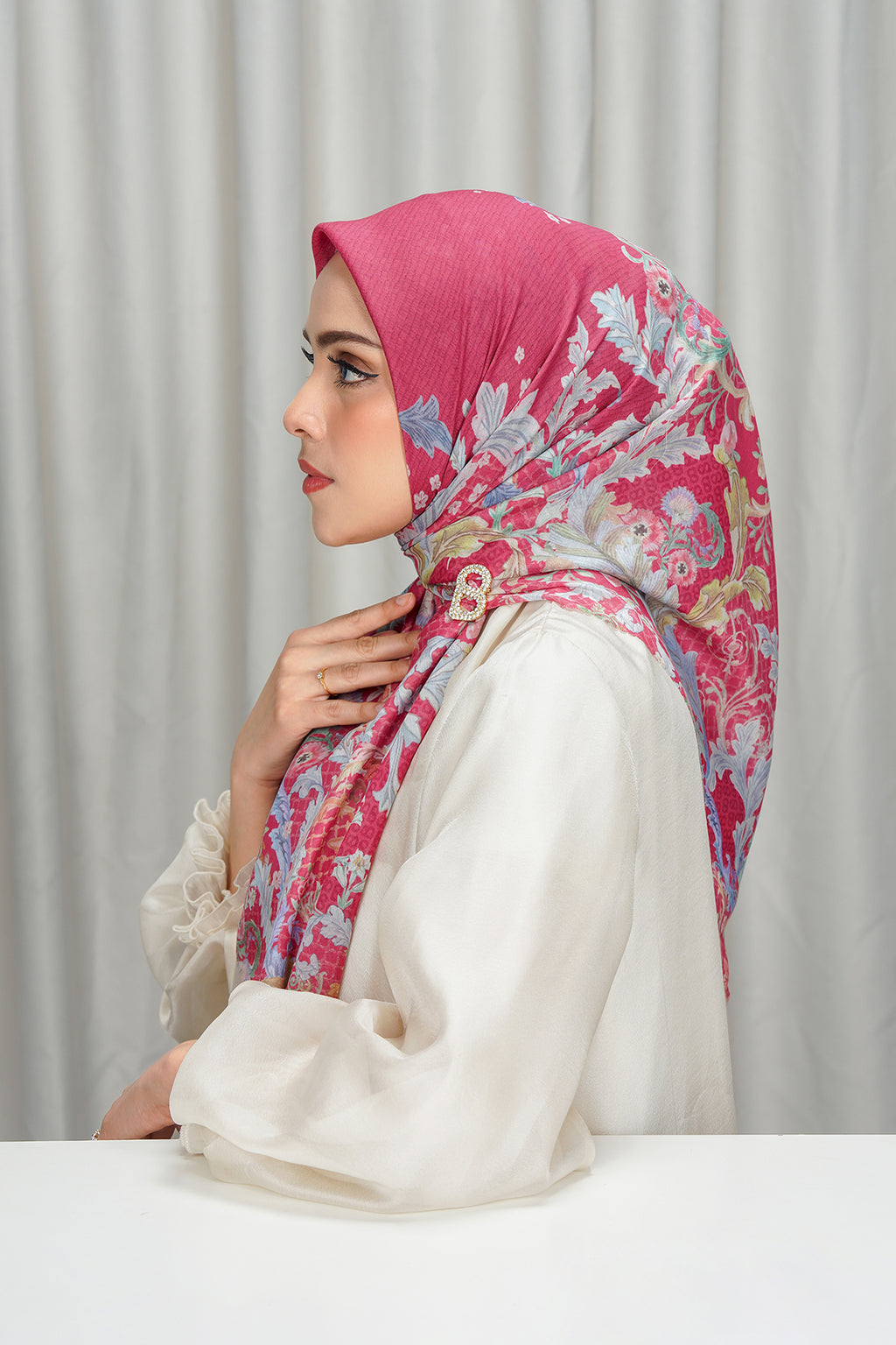 Royale Grandeur Vual Eşarp - Pink Yarrow