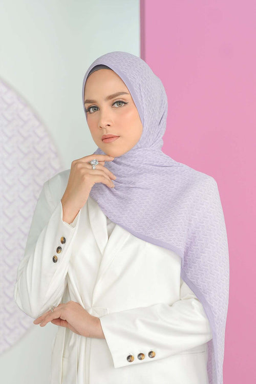 Bimu Piliseli Şal - Lavender