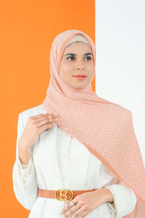 Bimu Piliseli Şal - Coral