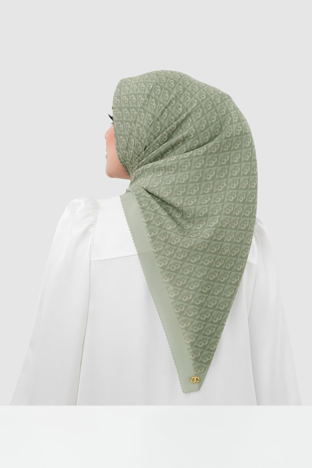Prism Vual Kare Eşarp - Pistachio