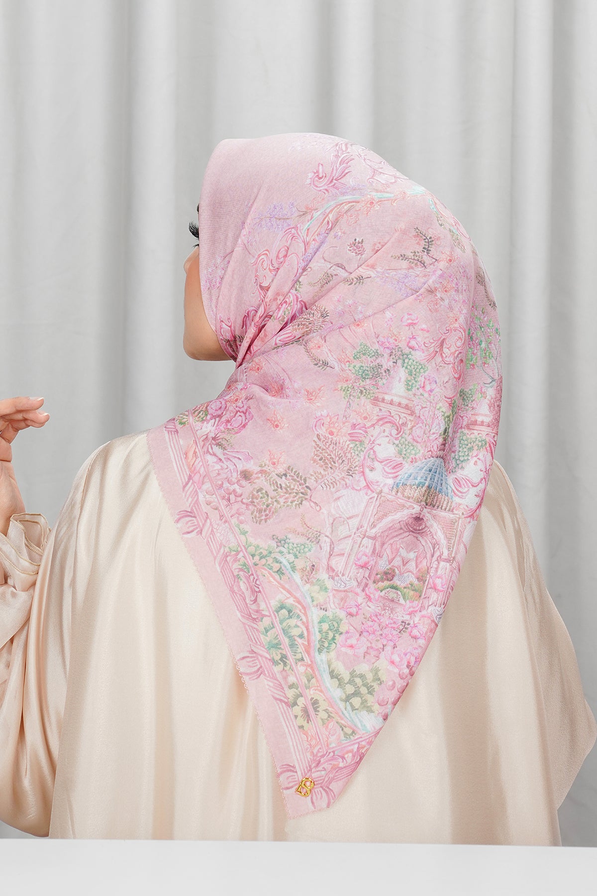 Palace Voile Square Scarf - Fantaisie