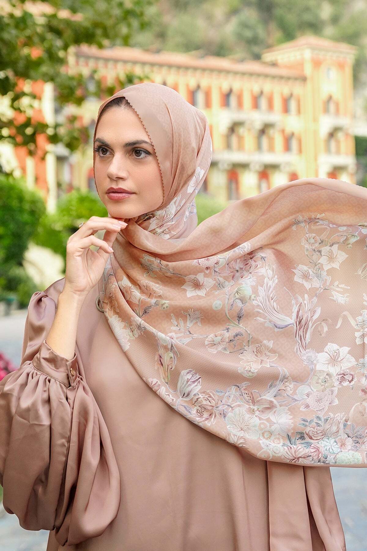 Farra Saten Şal - Marigold