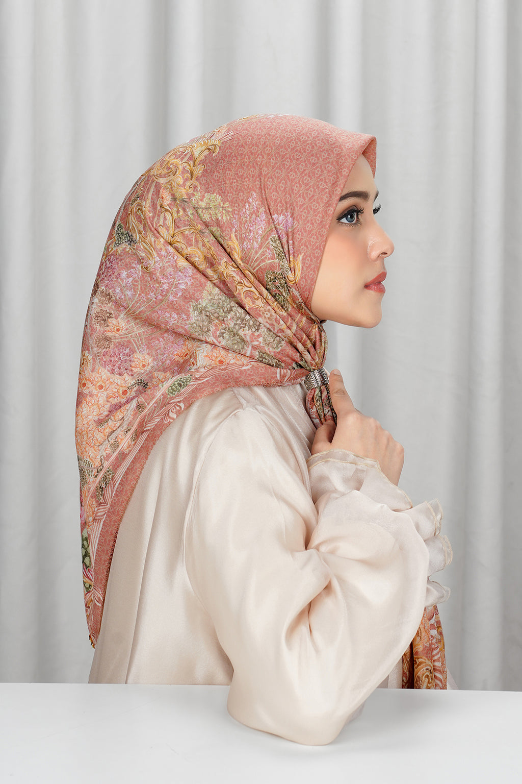 Palace Voile Square Scarf - Elegance