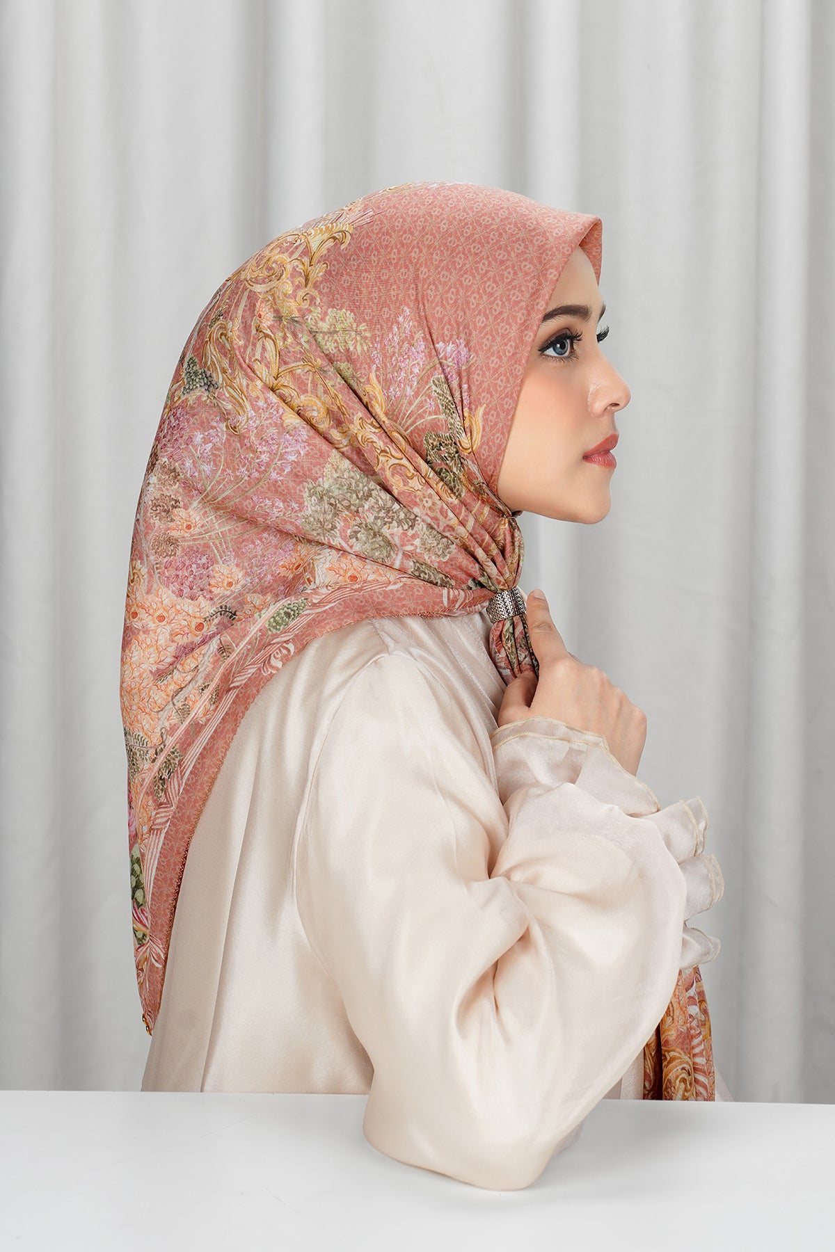 Palace Voile Square Scarf - Elegance