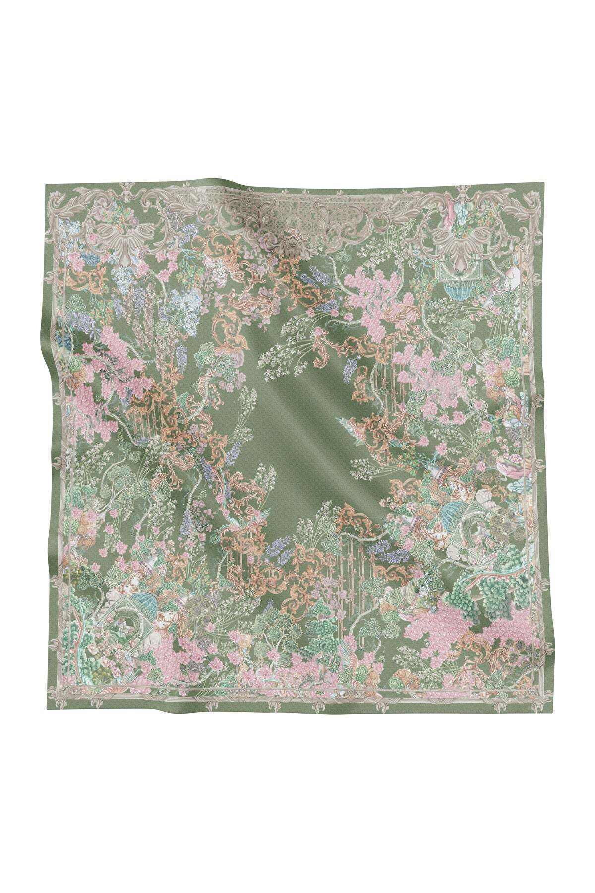 Palace Voile Square Scarf - Jardin