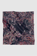 Velmora Voile Square Scarf - Ink