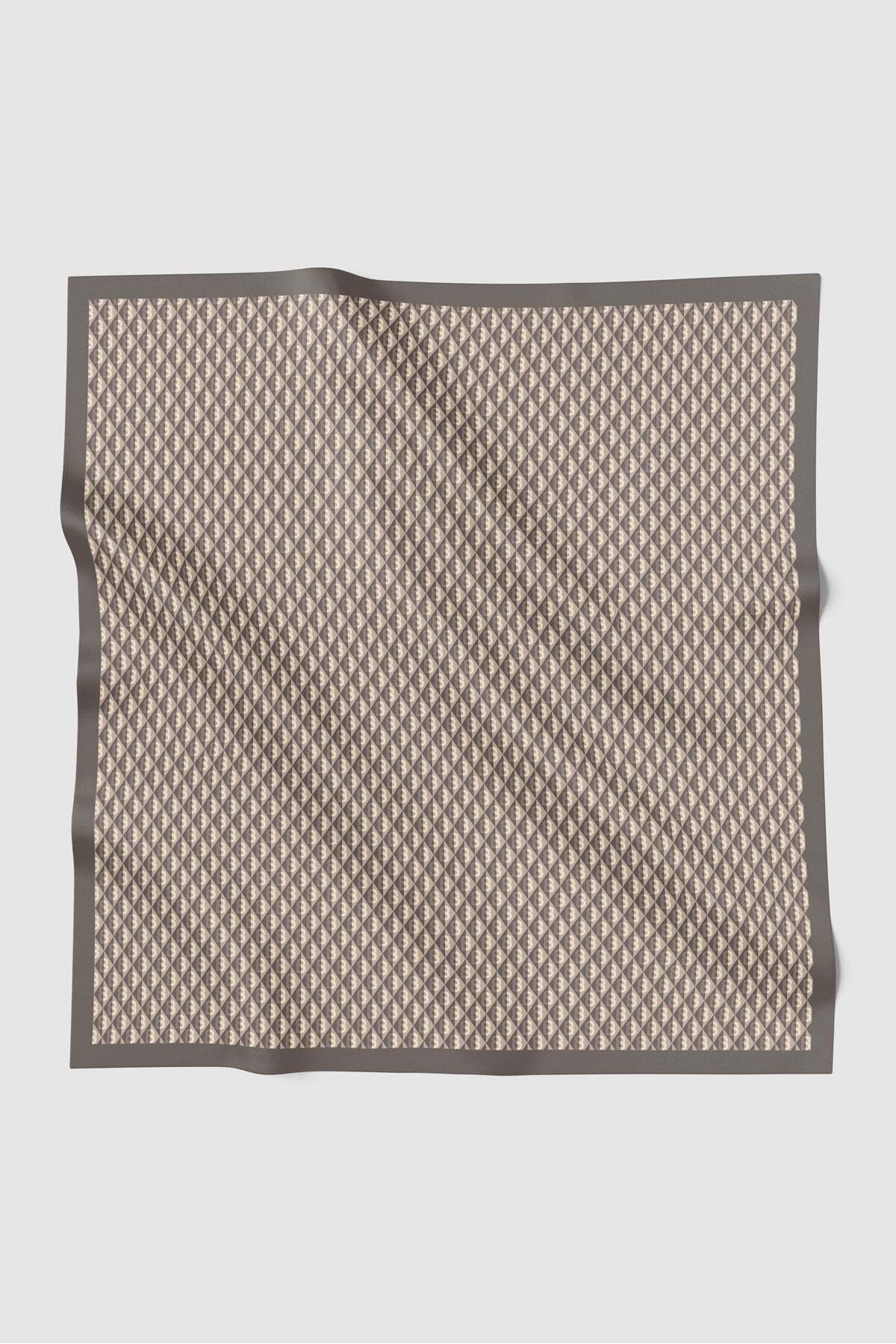 Prism Voile Square Scarf - Tiramisu