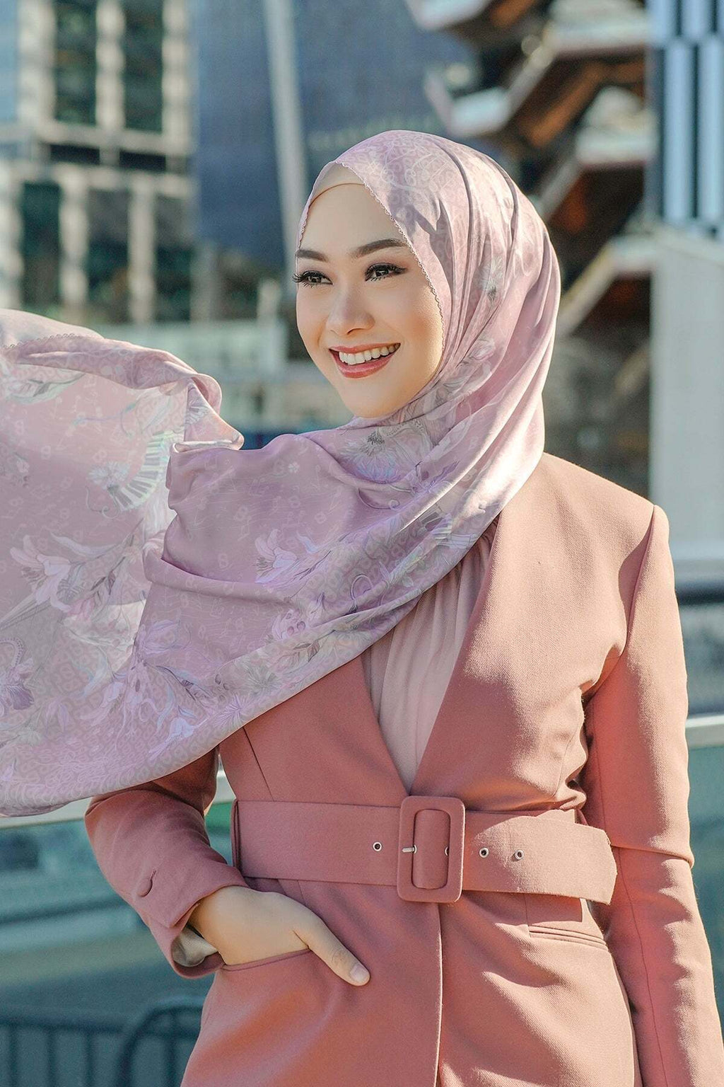 Nada 2 Saten Şal - Lyre