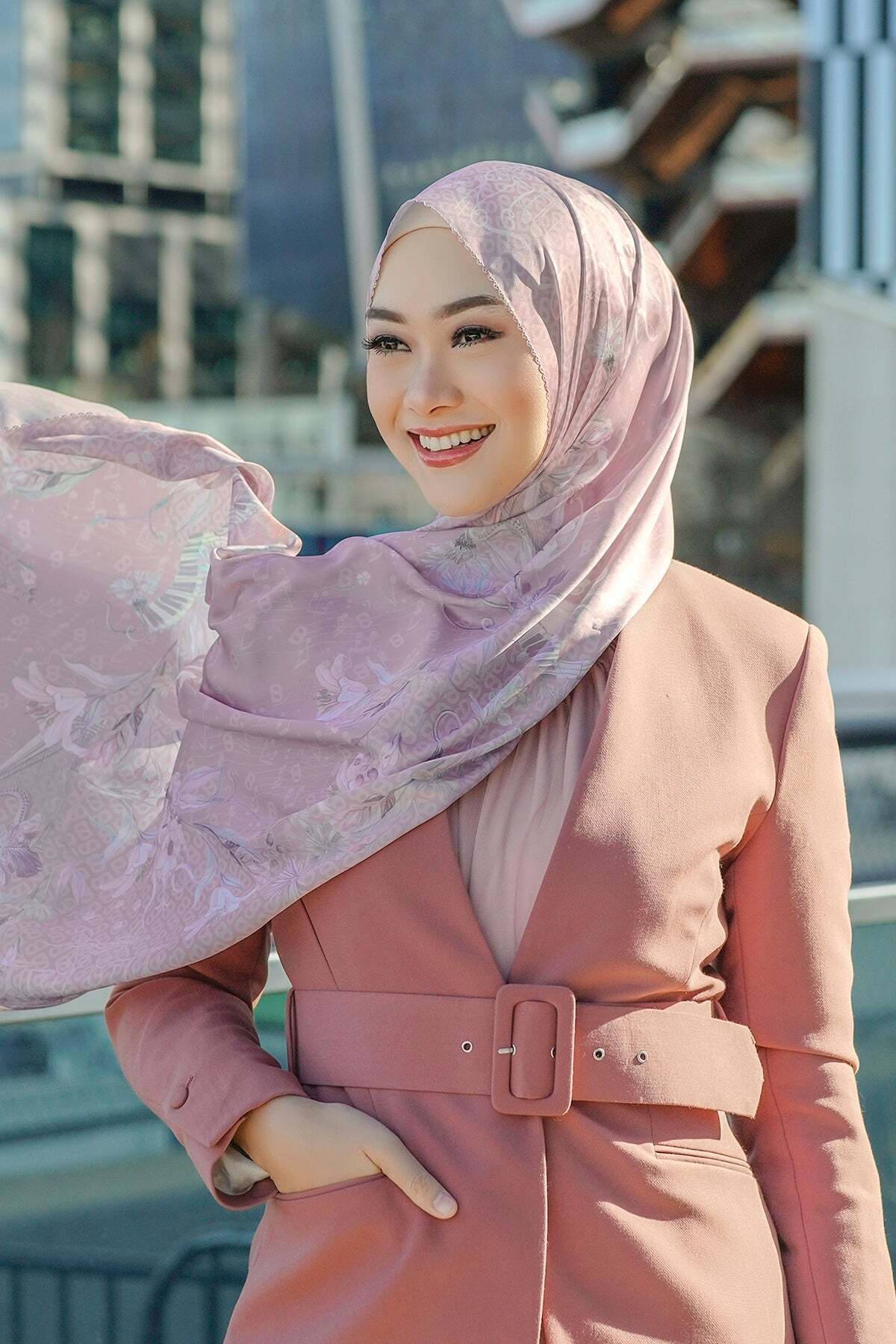 Nada 2 Saten Şal - Lyre
