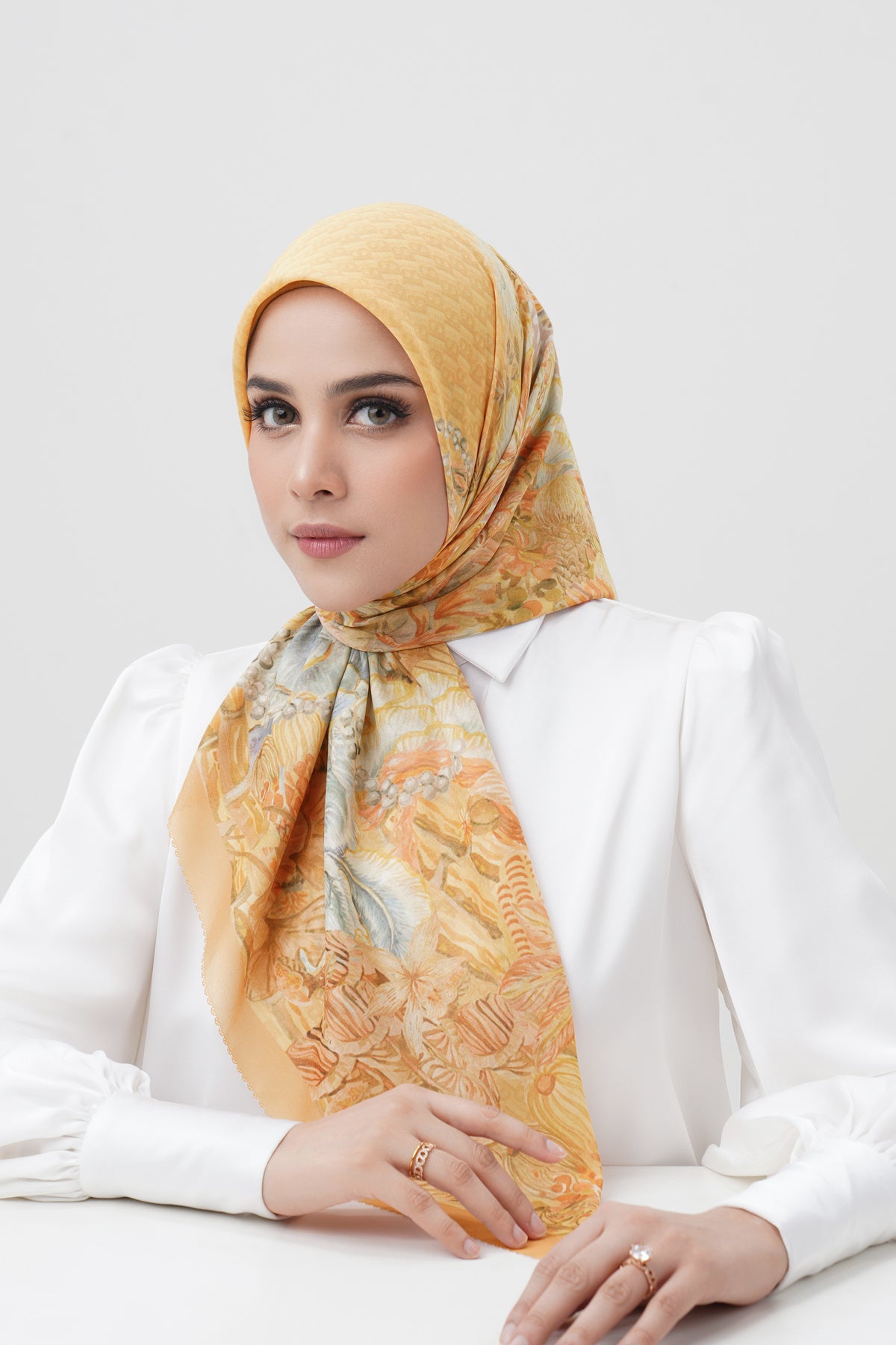 Forestis Vual Kare Eşarp - Honey