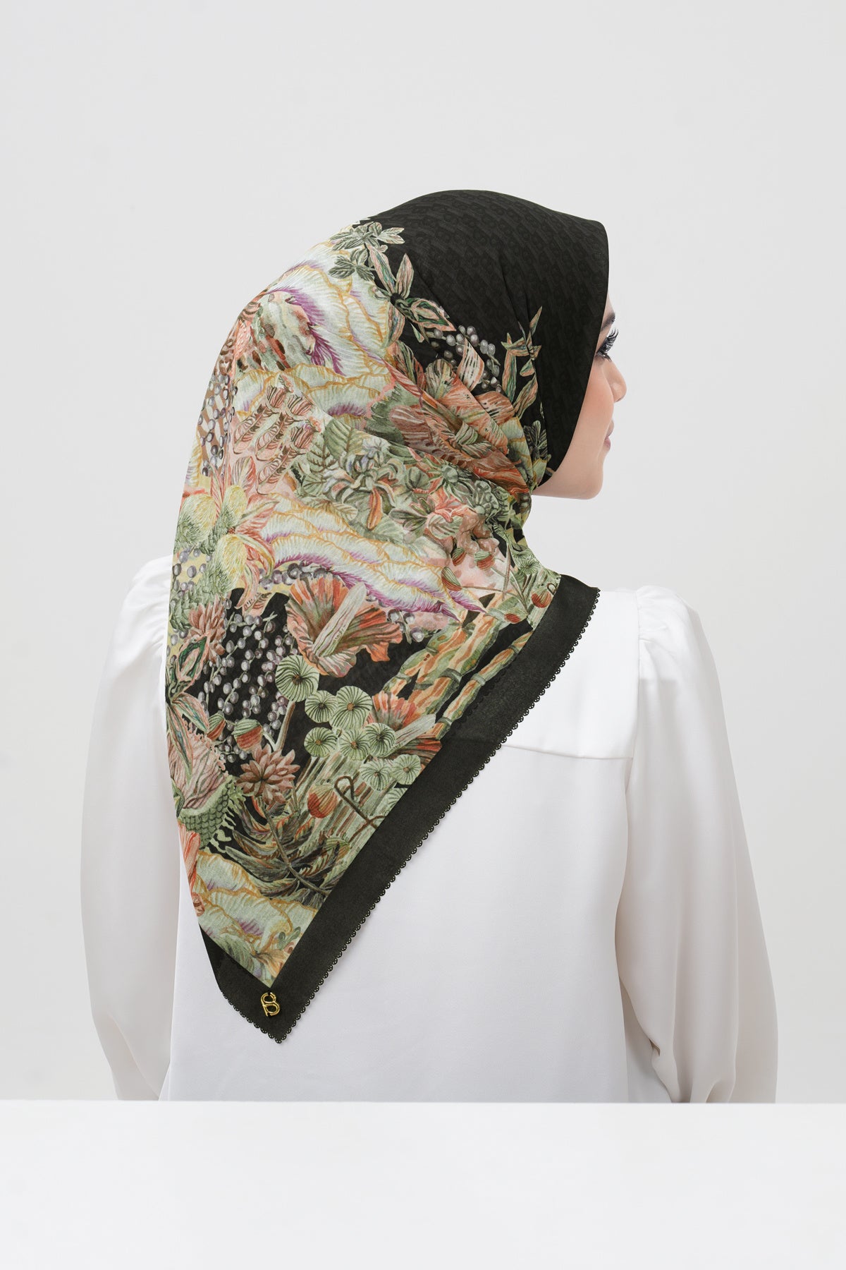 Forestis Voile Square Scarf - Truffle