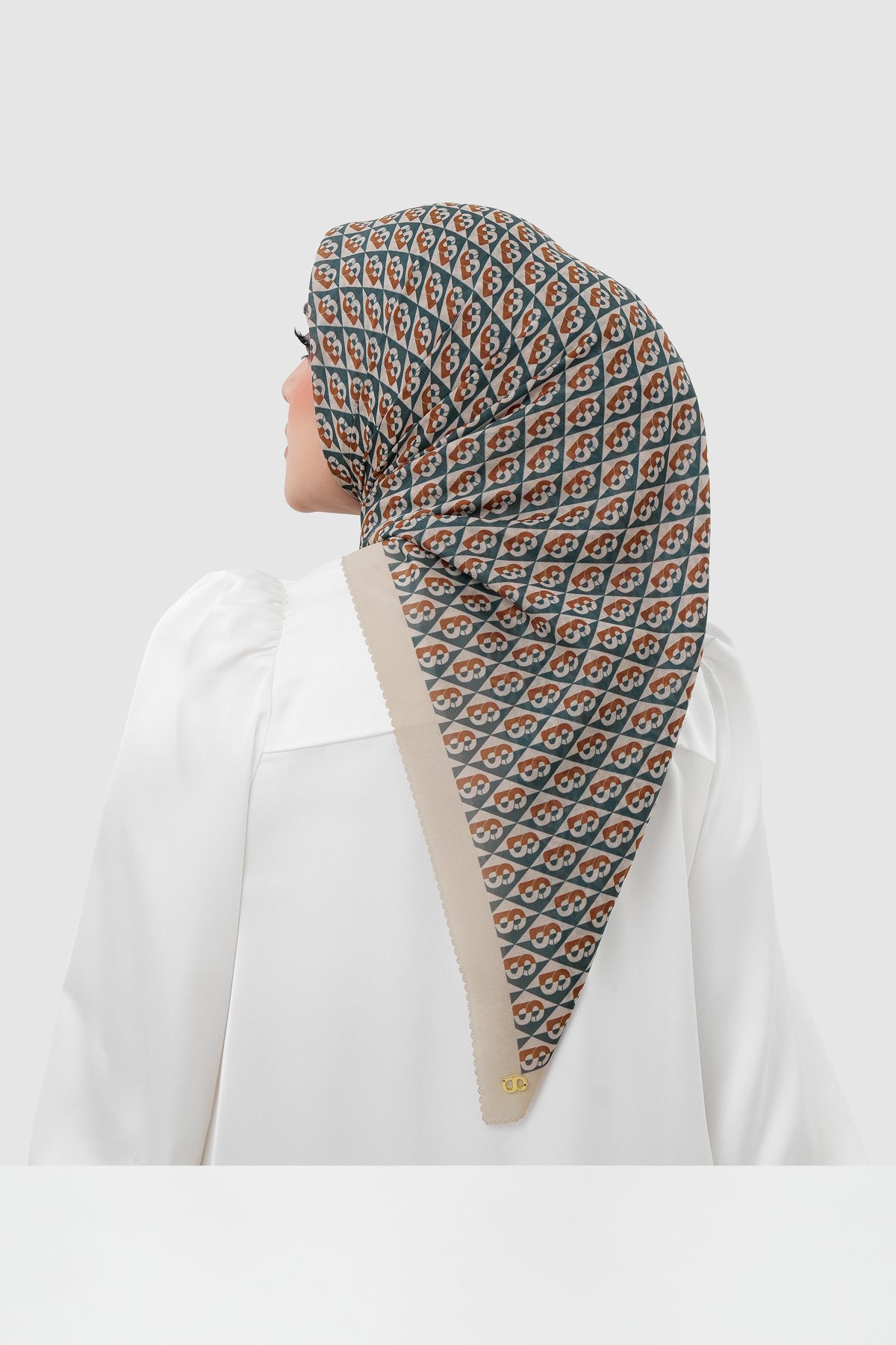 Prism Voile Square Scarf - Toasty