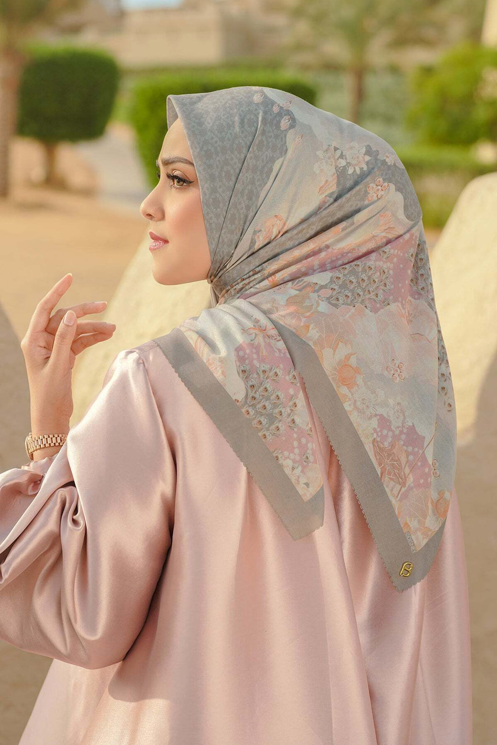 Arabian Night Square Scarf - Whirlwind