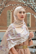 Nada 2 Satin Shawl - Viola