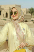 Arabian Night Square Scarf - Golden Lamp