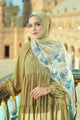 Sevilla Satin Shawl - Butter