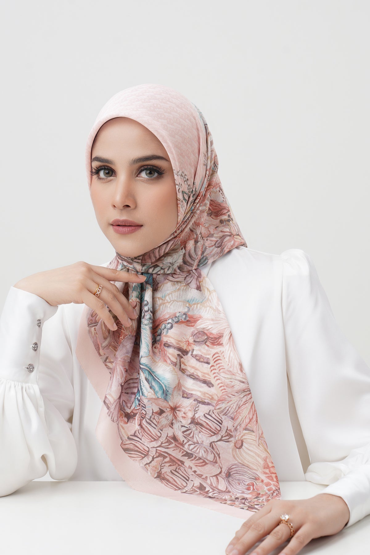 Forestis Vual Kare Eşarp - Petal