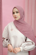 Tapis Piliseli Şal - Ash Rose