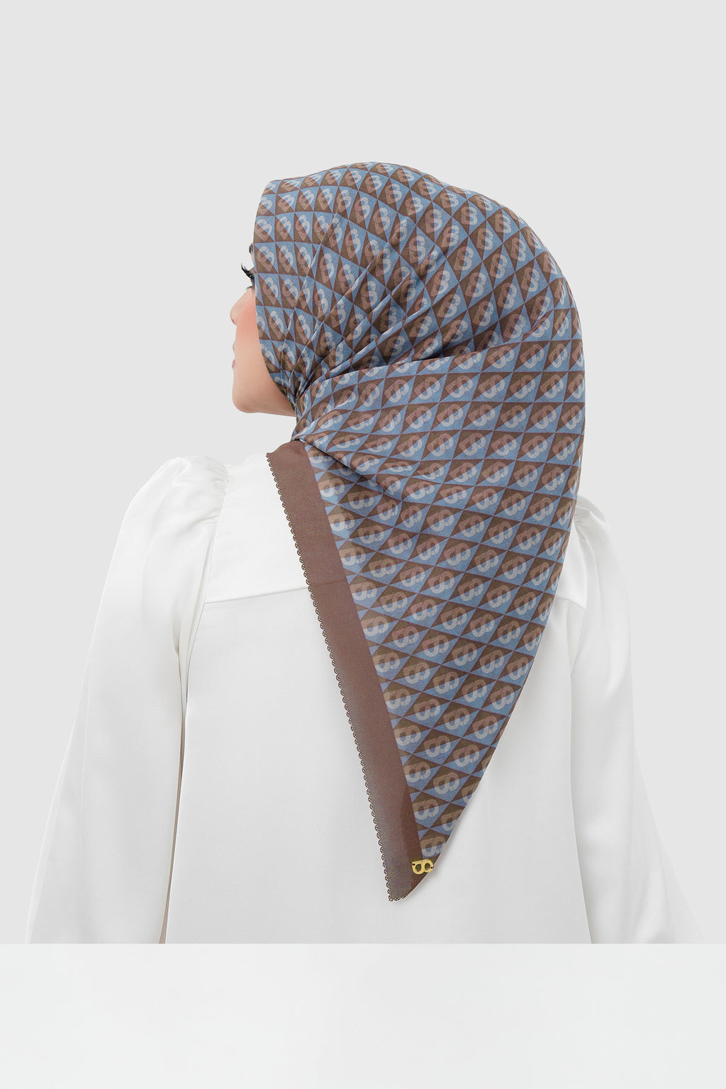 Prism Voile Square Scarf - Fuzzy Wuzzy
