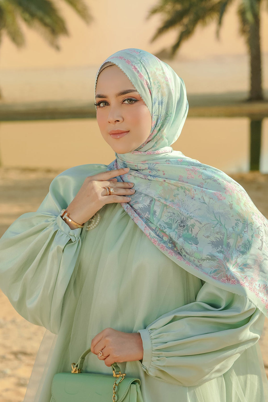 Al Qasr Saten Şal - Zellige