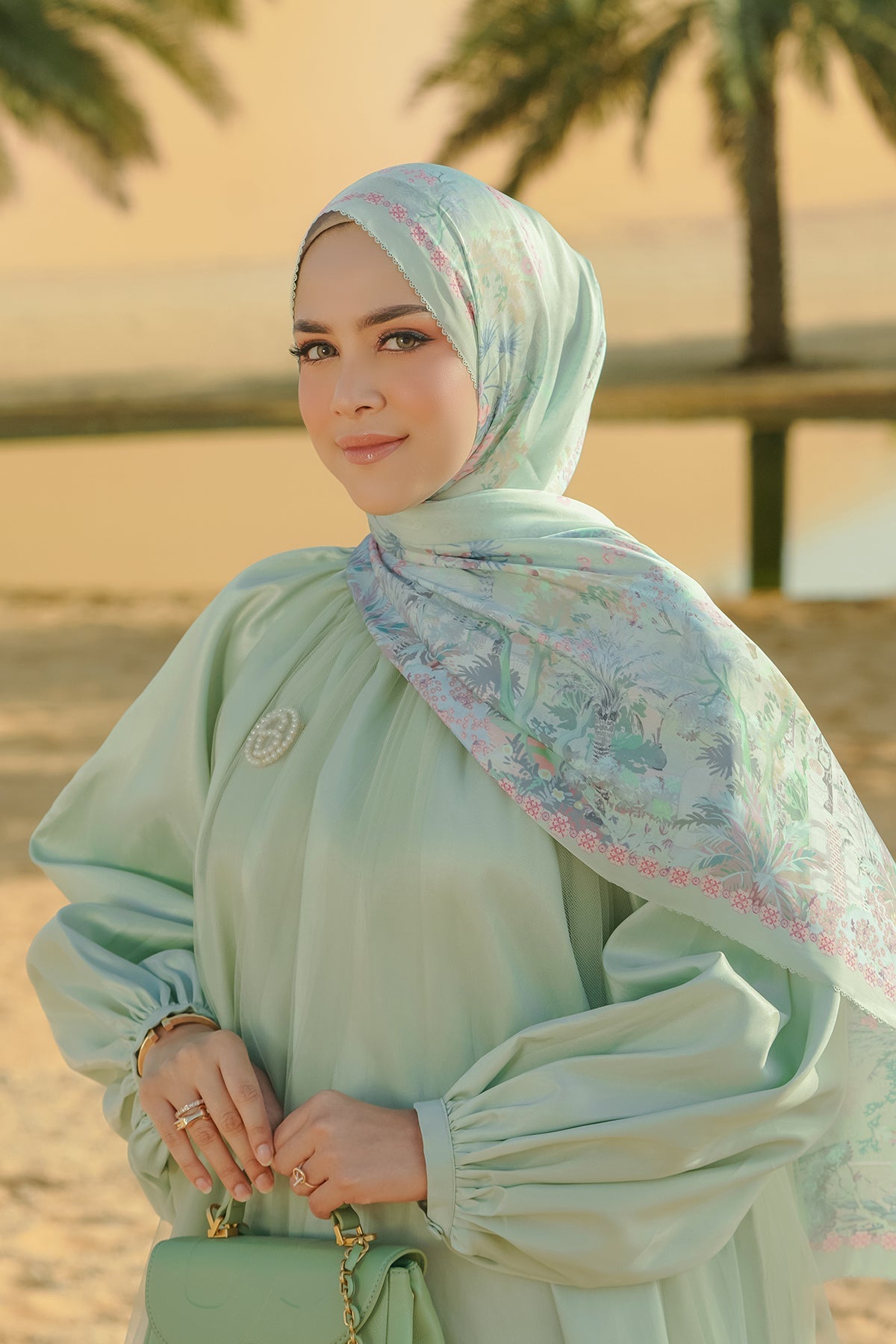 Al Qasr Saten Şal - Zellige