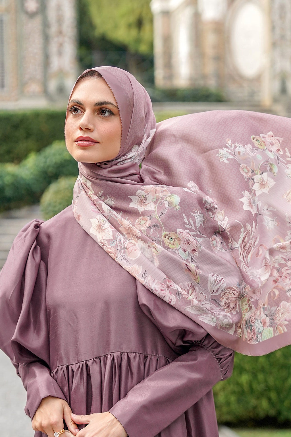 Farra Saten Şal - Iris