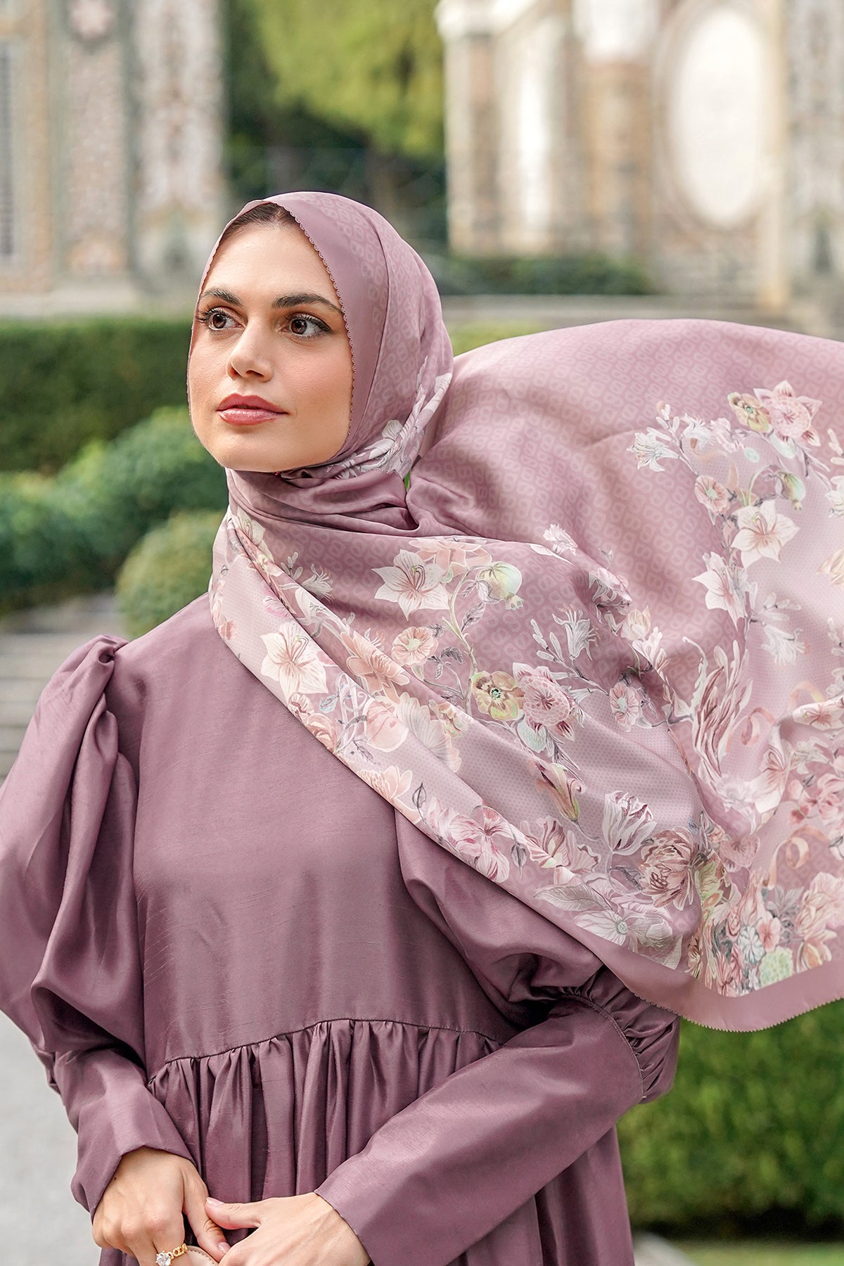 Farra Saten Şal - Iris