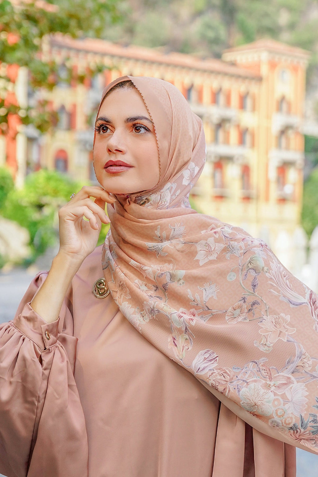 Farra Saten Şal - Marigold