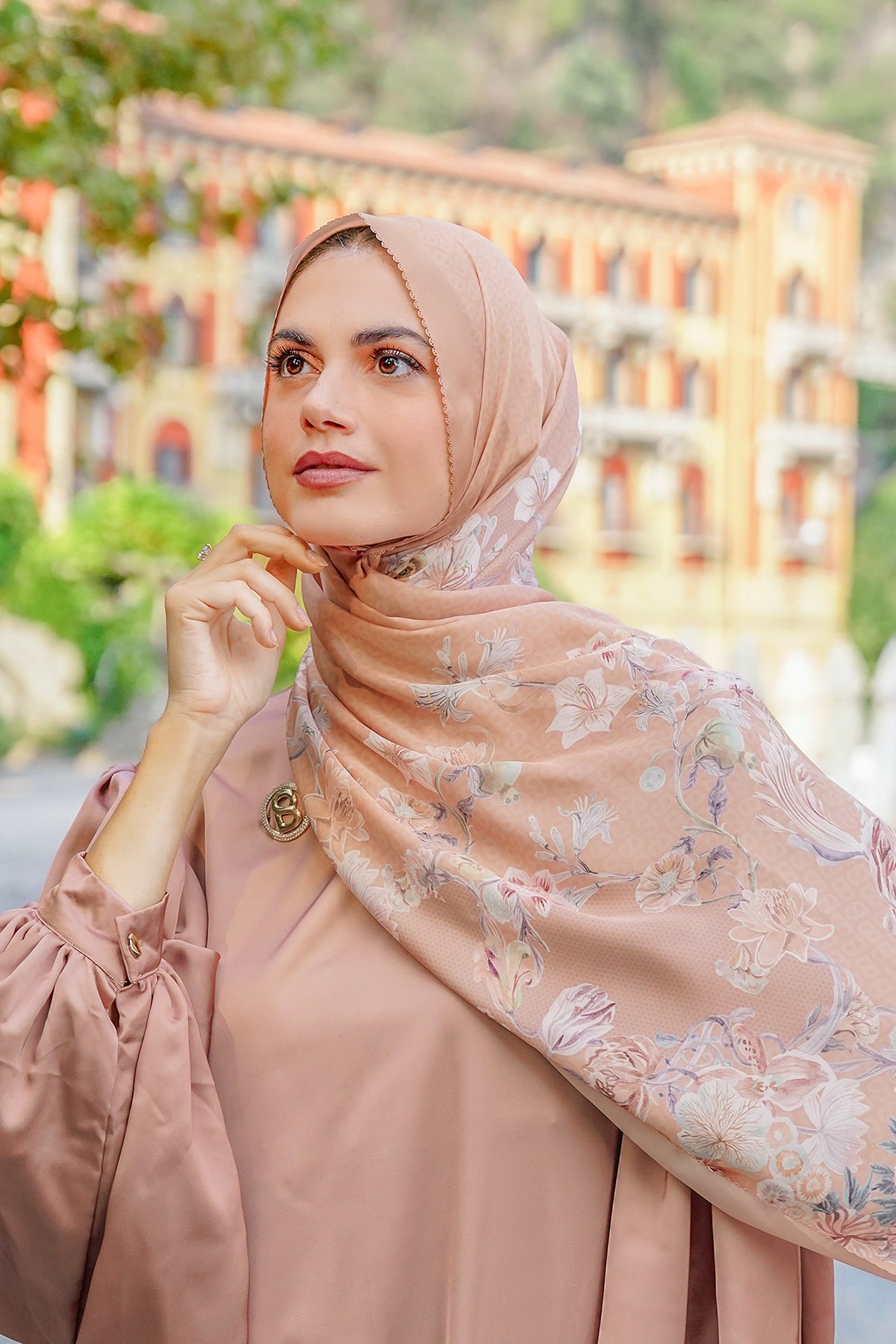 Farra Saten Şal - Marigold
