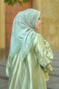 Granada Kare Eşarp - Cameo Green