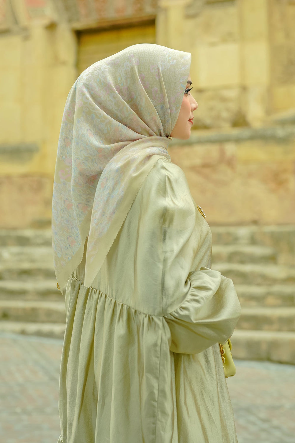 Granada Kare Eşarp - Sesame