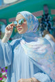 Wonderland Saten Şal - Airy Blue