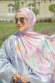 Wonderland Saten Şal - Pink Nectar