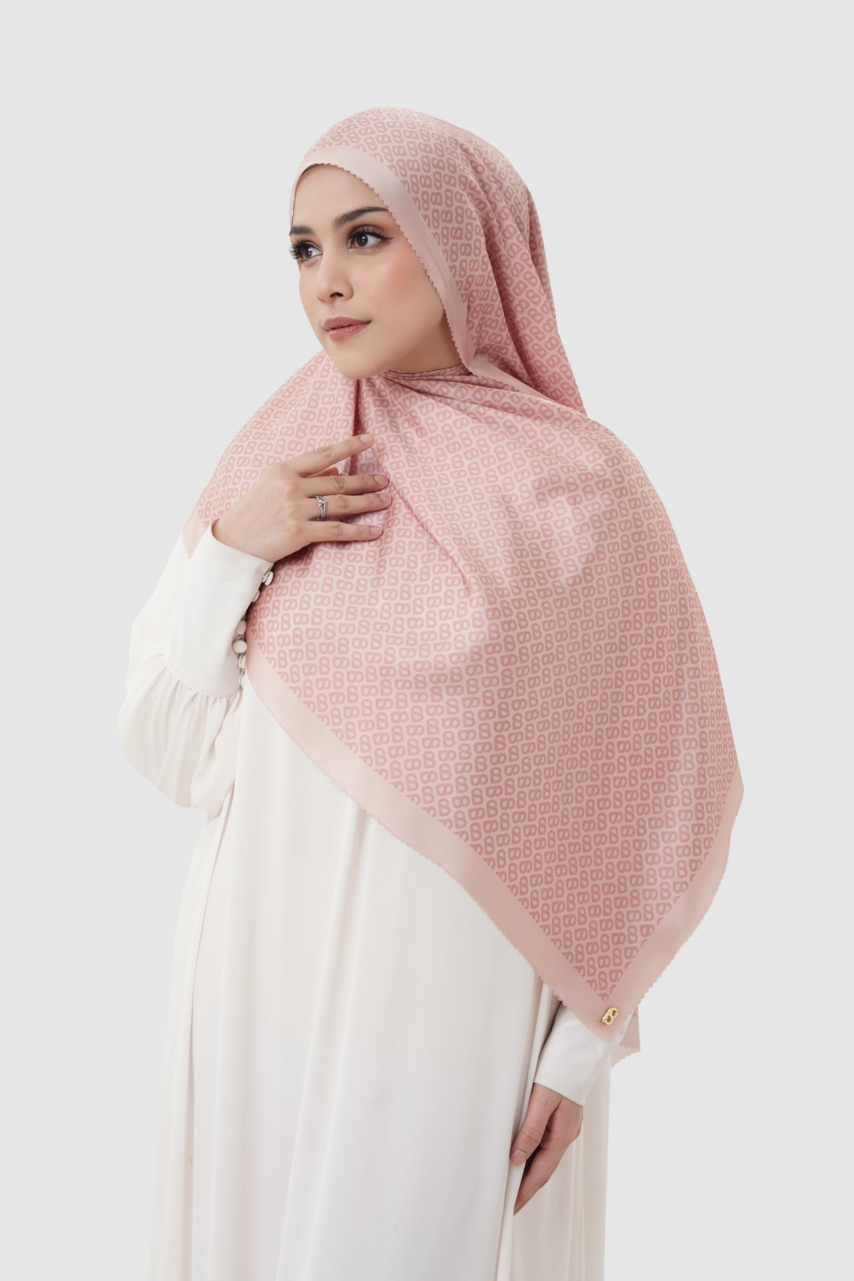 Tapis Saten Şal - Peach