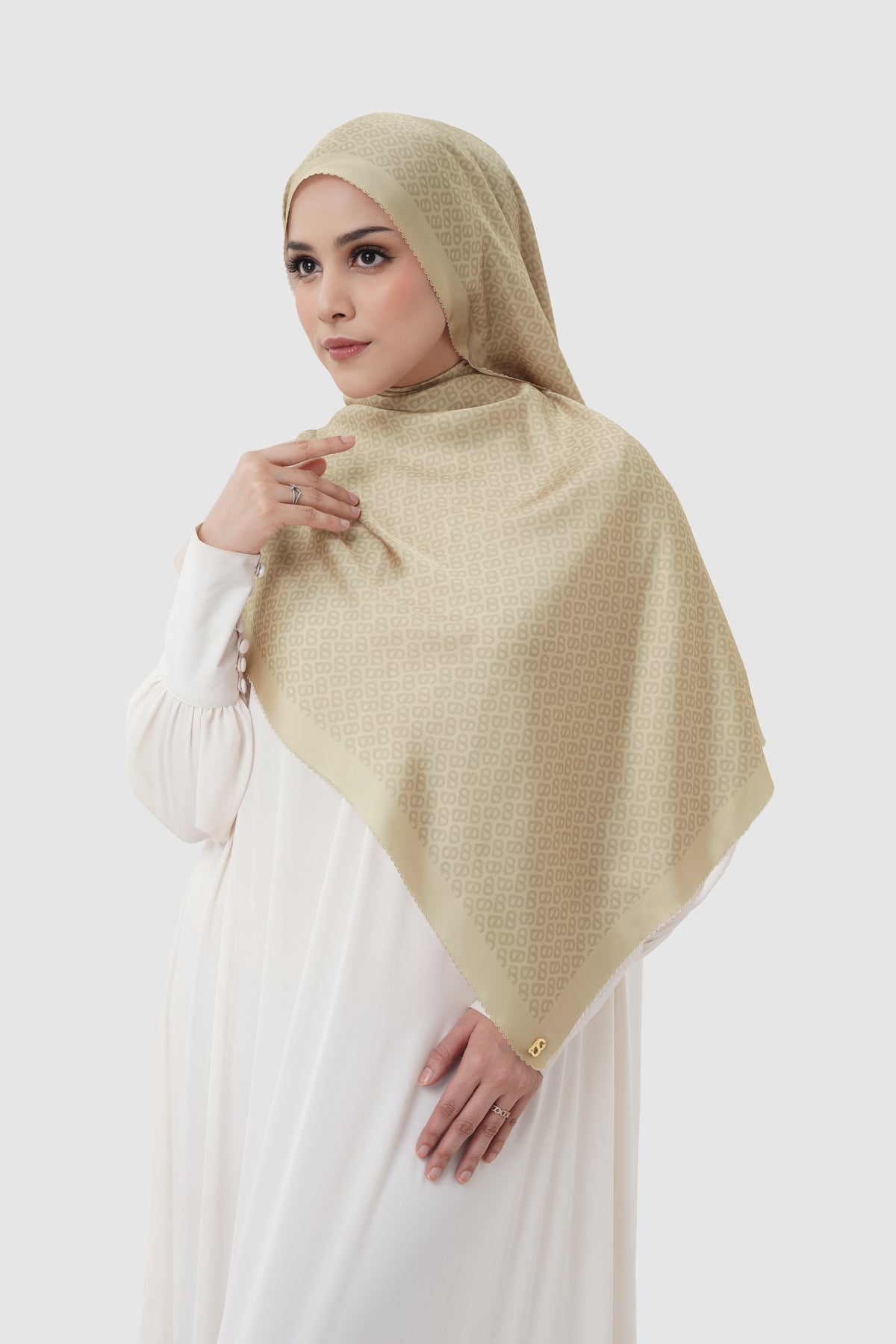 Tapis Saten Şal - Butter