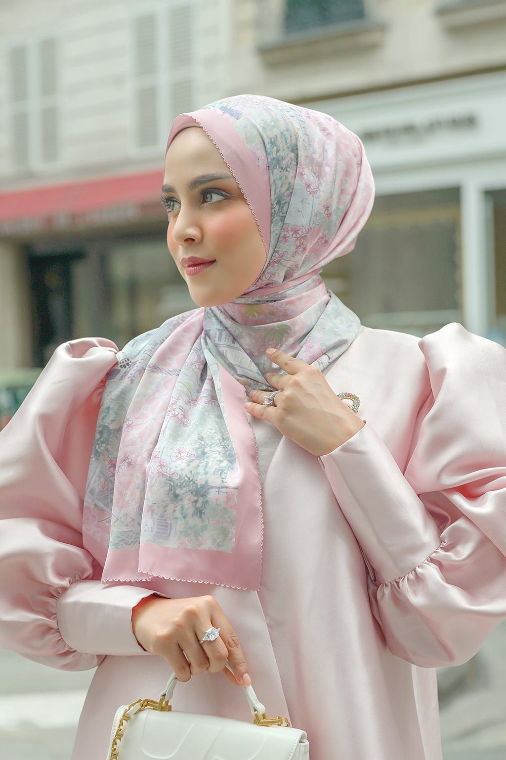 Parisian Saten Şal - Aimer