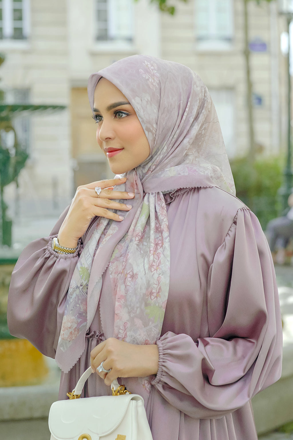 Parisian Saten Şal - Bonjour
