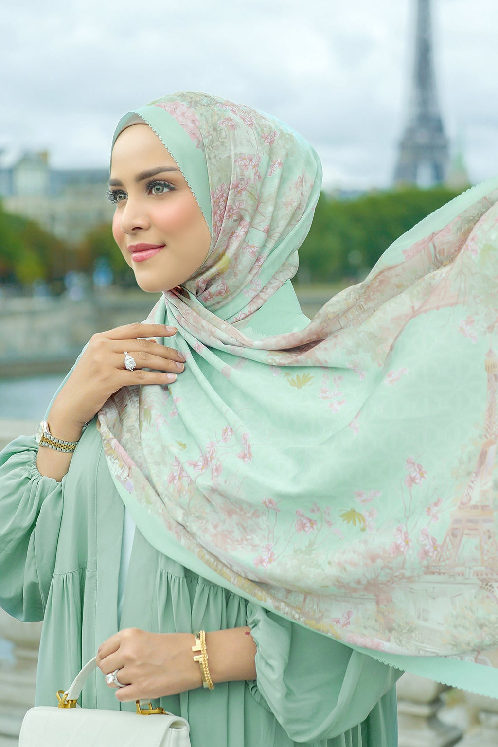 Parisian Saten Şal - Bonbon