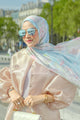 Parisian Saten Şal - Ciel