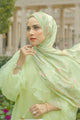 Parisian Saten Şal - Gazon