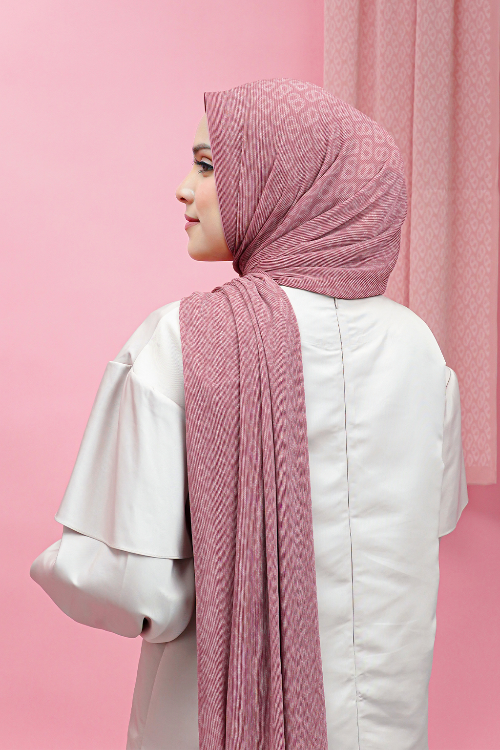 Tapis Piliseli Şal - Ash Rose