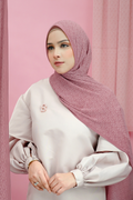 Tapis Piliseli Şal - Ash Rose