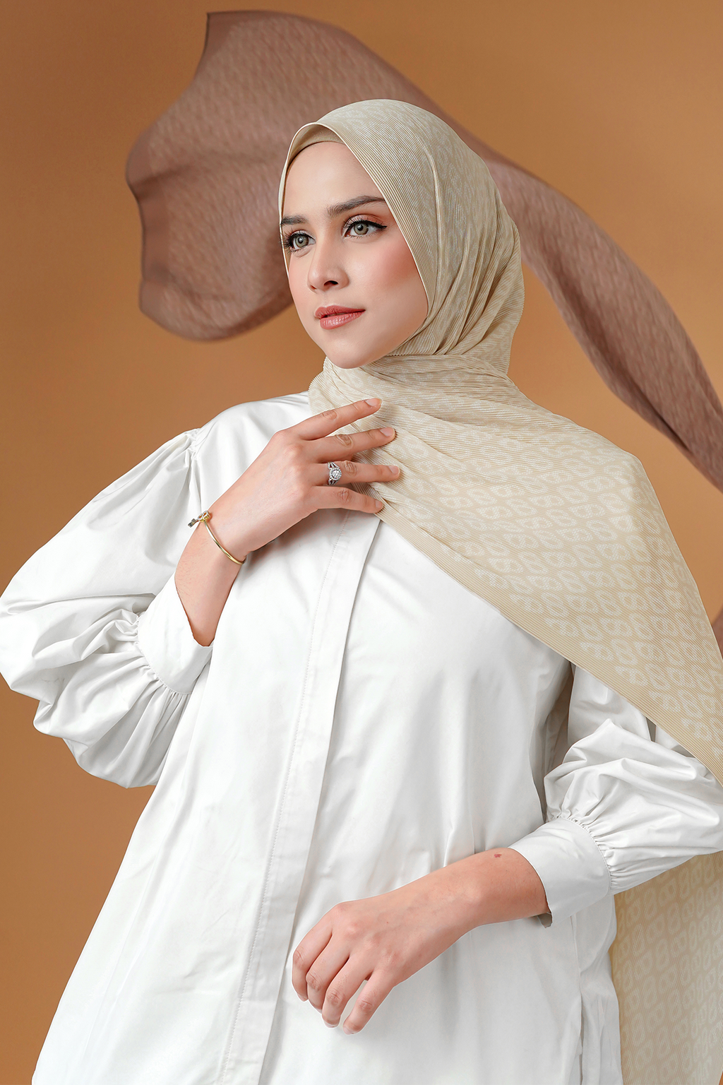 Tapis Piliseli Şal - Ivory