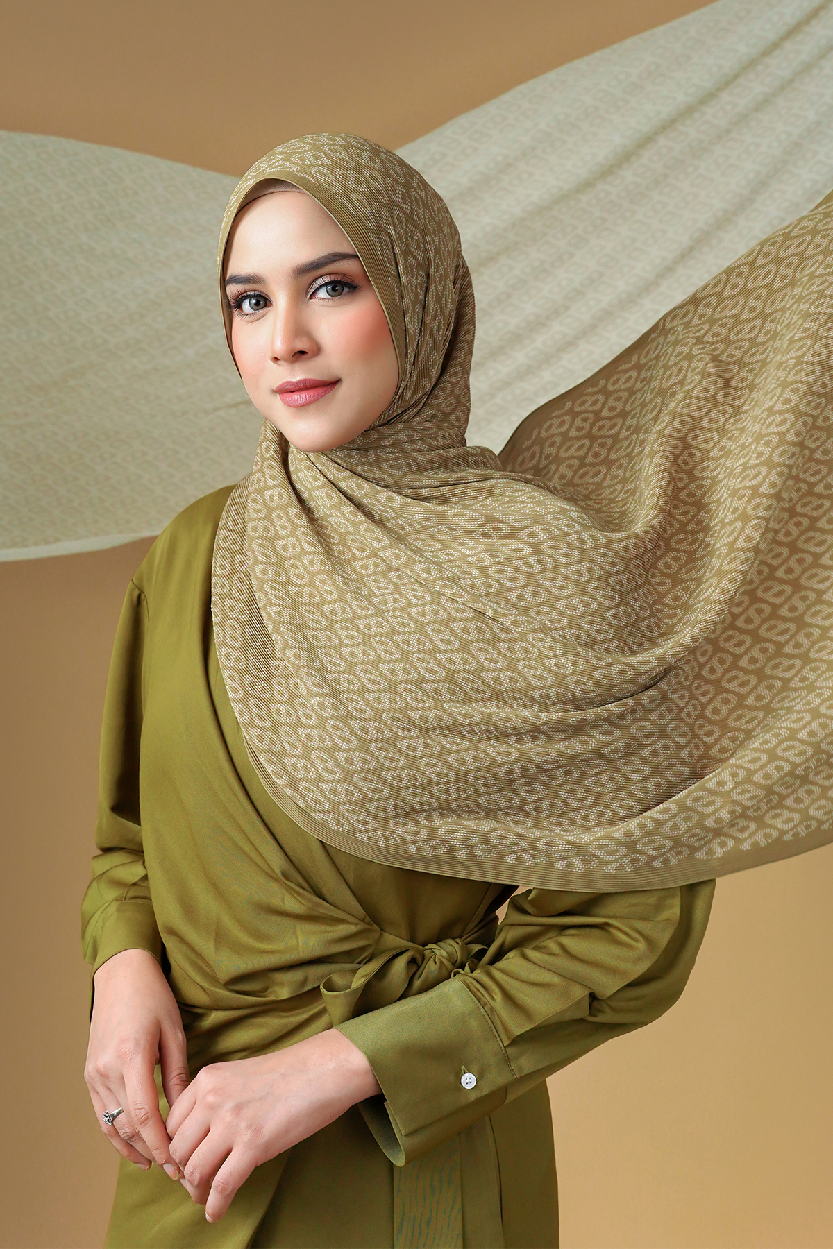 Tapis Piliseli Şal - Olive