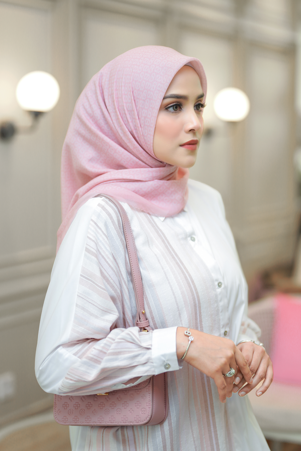Tapis Saten Şal - Cotton Candy