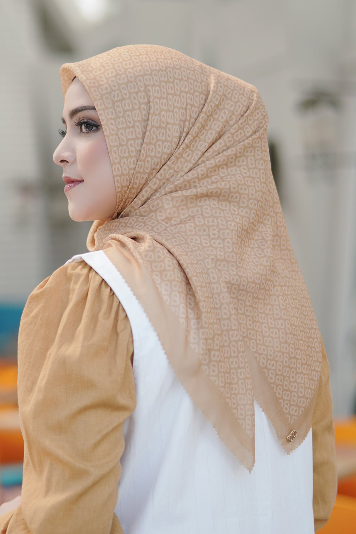 Tapis Saten Şal - Canary